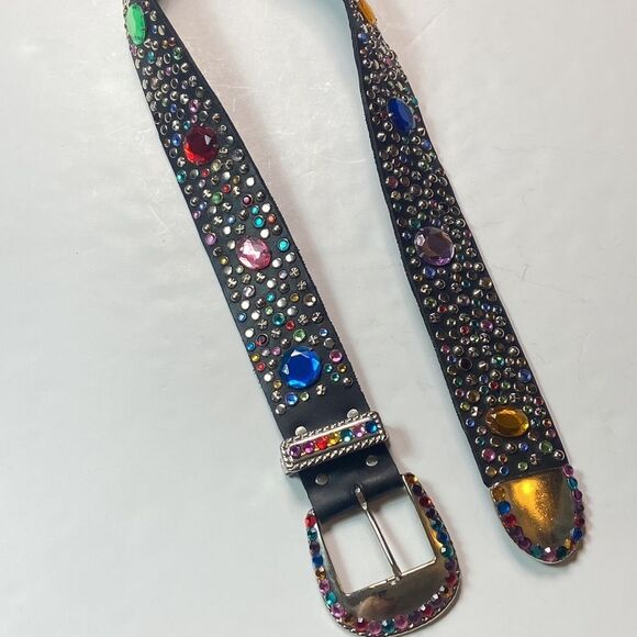 Cowboy C 1989 Alamo Design R Rhinestone  Unixes Belt One Size main image 13